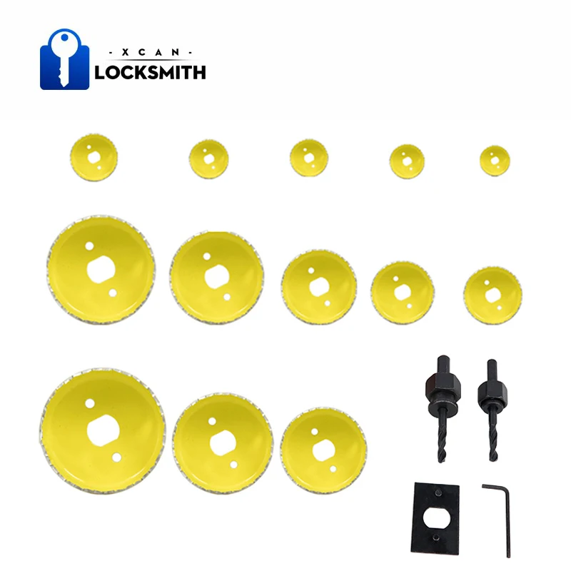 Juego de brocas para sierras de Copa, juego de brocas para cortar madera y Metal, 19-127mm, para carpintería