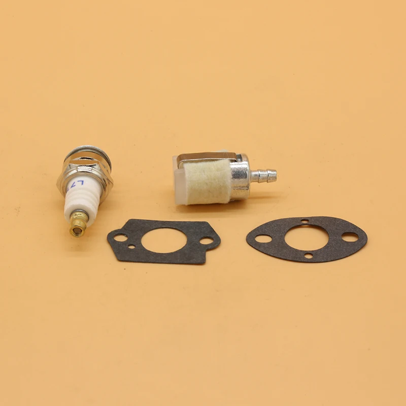 Filtro de combustível spark plug gaxeta kit apto para o parceiro 350 351 mcculloch mac 335 435 440 jardim motosserra a gás peças reposição