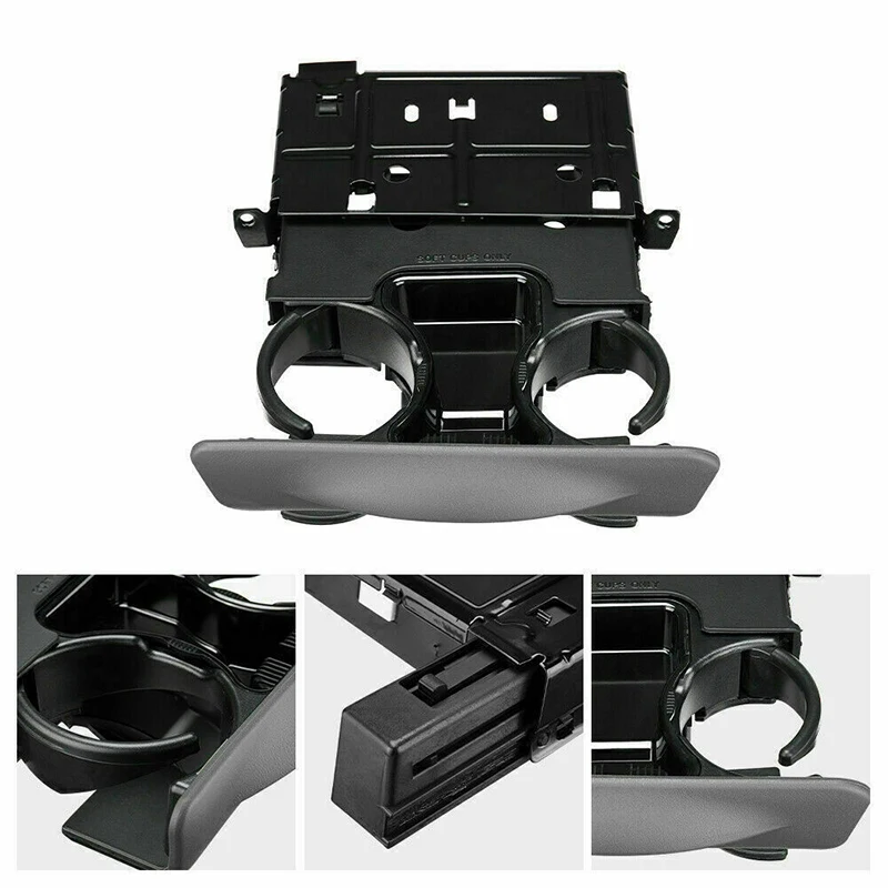 

YC3Z-2513560-CAD Drink Cup Holder Gray For 2000-2004 Ford Excursion F250 F350 F450 F550