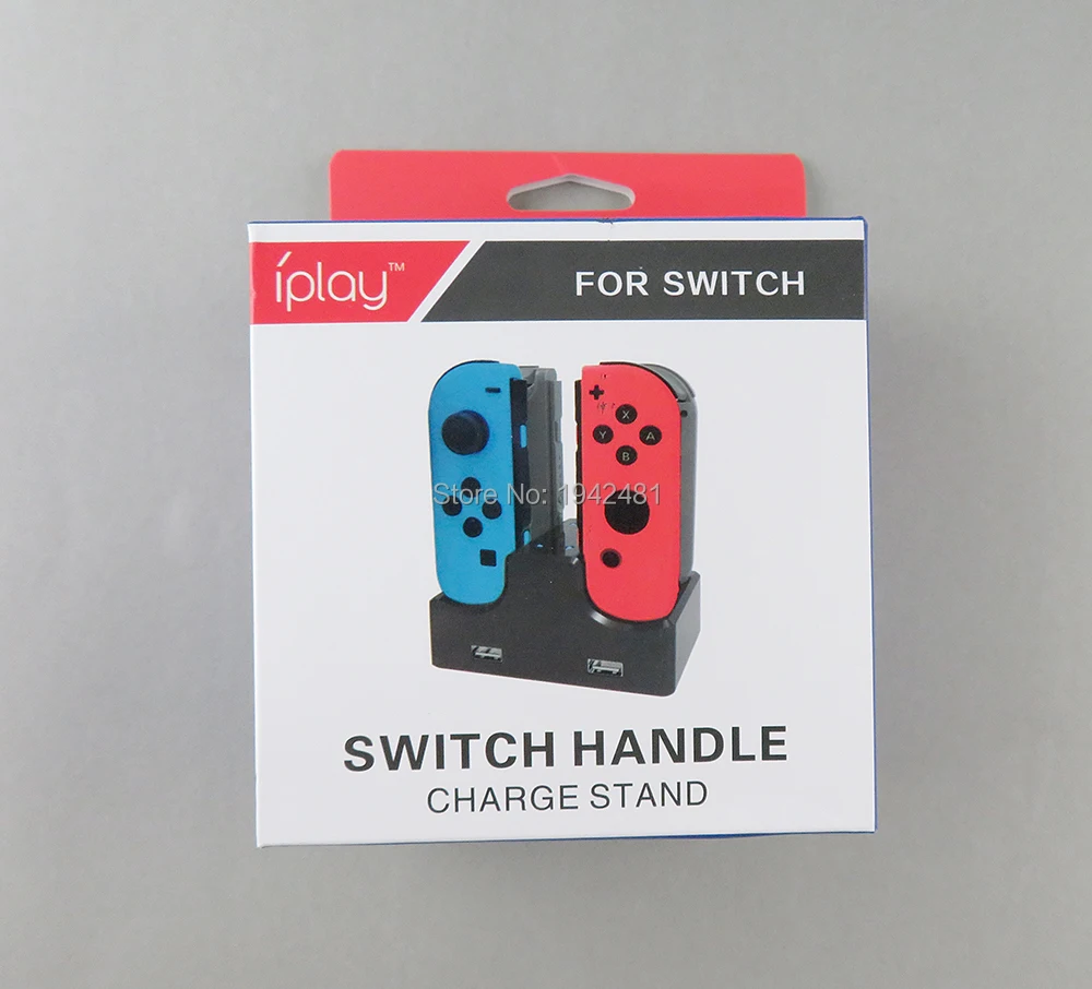 Soporte de carga 4 en 1 para controladores JoyCon de Nintendo Switch, soporte de carga para Nintendo Switch NS, 10 Uds.