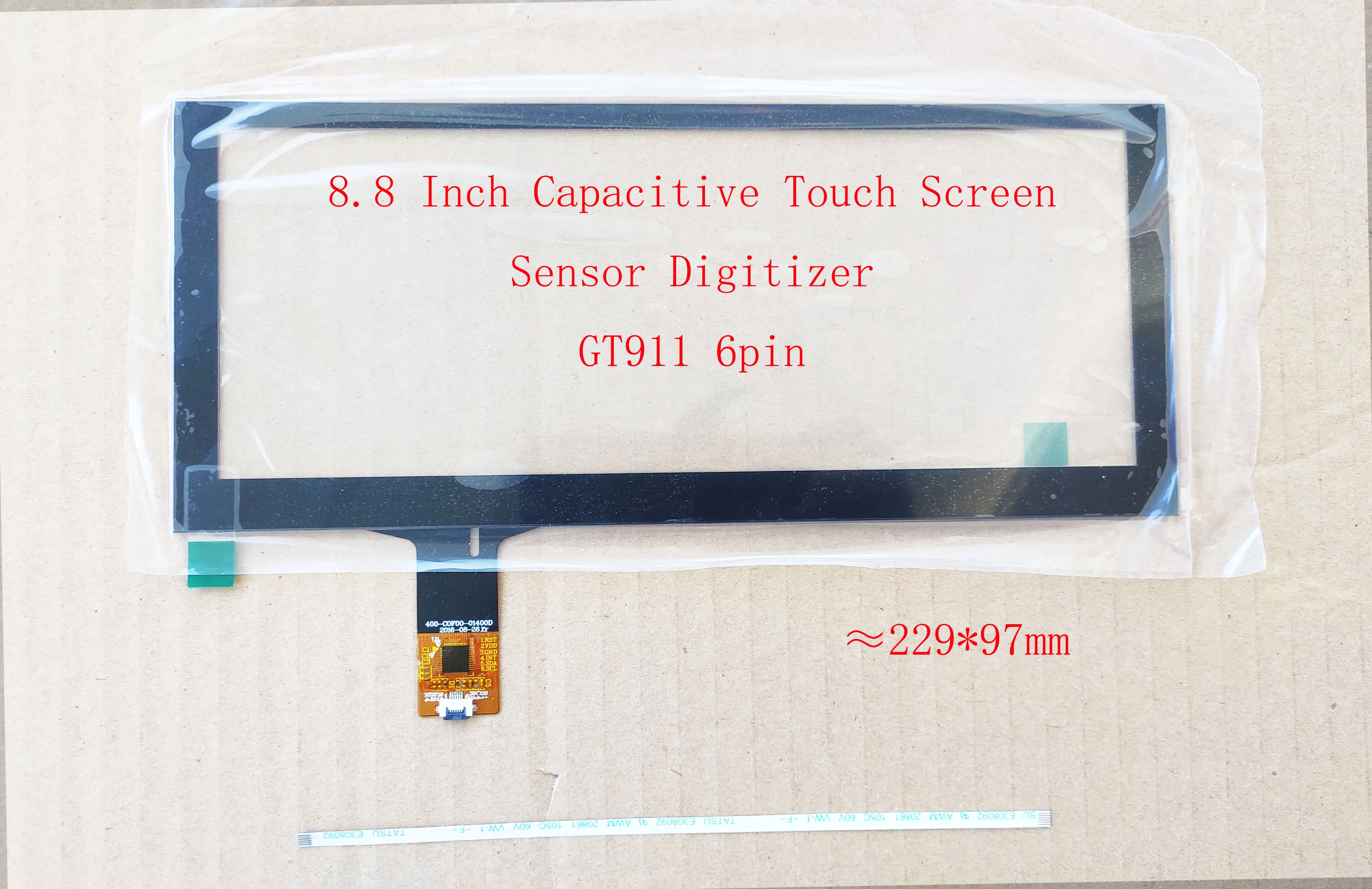 

8.8 inch Touch Screen For X3 EB3 6pin USB Touch Screen Support Win7 8 10 Raspberry Pi GT911