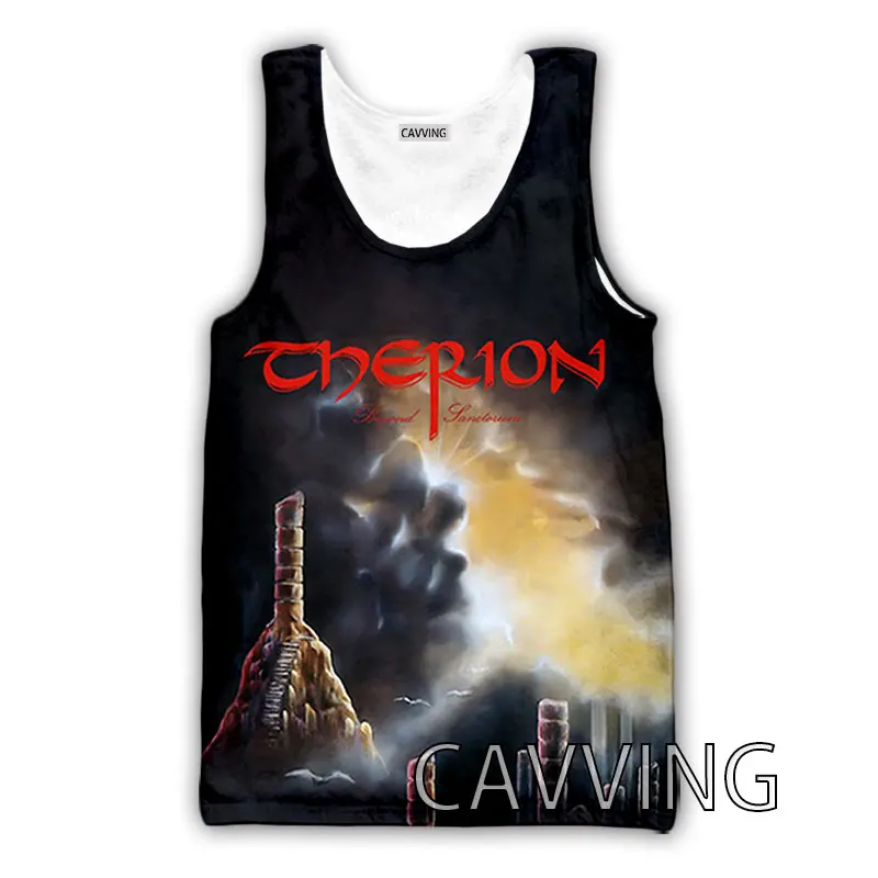 New Fashion Women/Men's 3D Print  THERION BAND  Tank Tops Harajuku  Vest  Summer Undershirt Shirts Streetwear