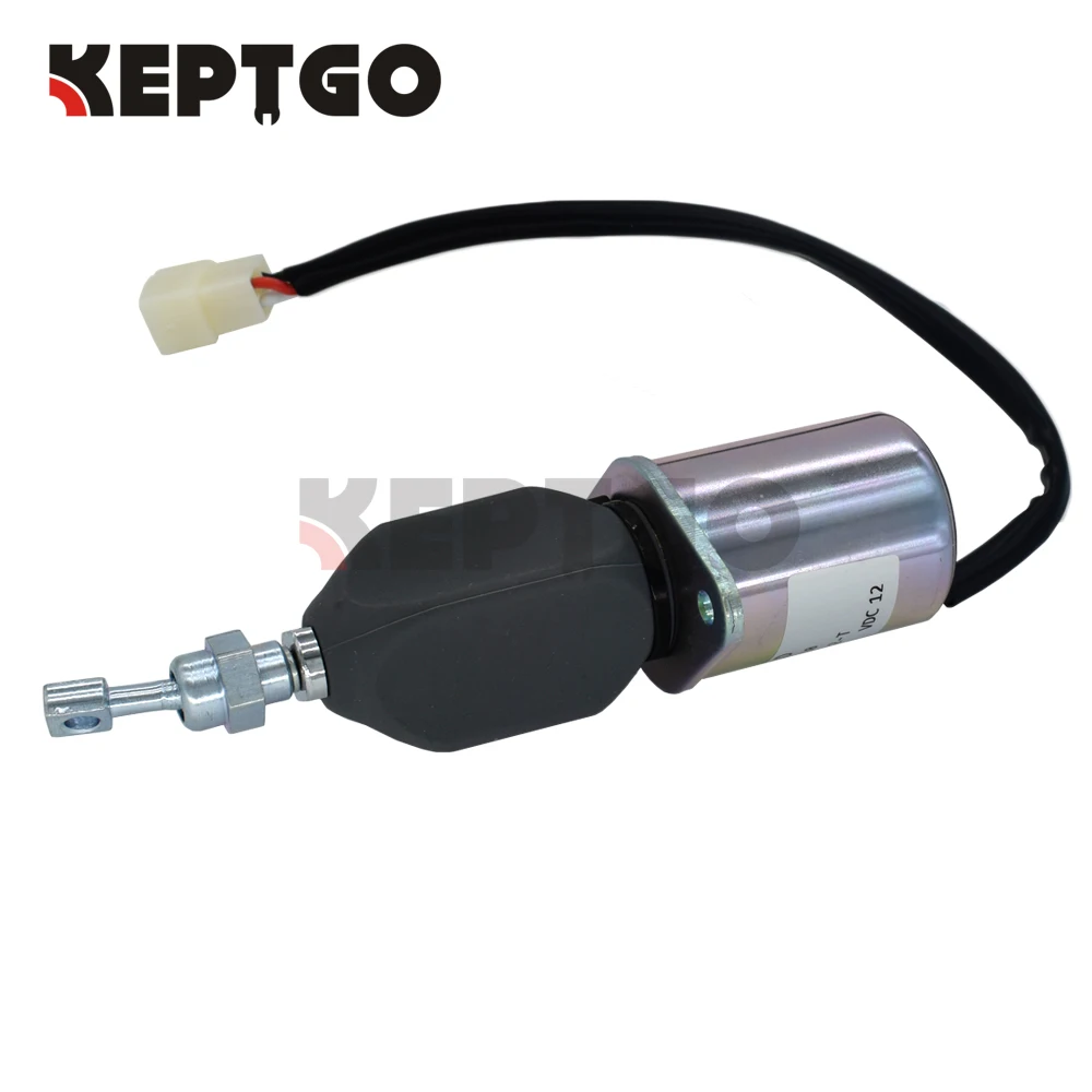 Stop Solenoid 12V 1G882-60010 for Kubota Generator Set SQ1120 SQ1140 SQ1150 SA-4572-12-T SA-4572-12