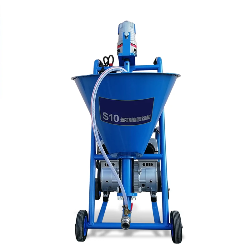 Spraying Machine High Pressure Tractor Engineering Fireproof Cement-Based Coating High Pressure Grouting Machine Waterproof