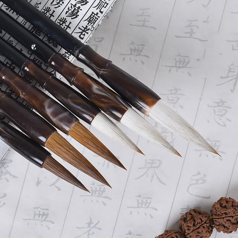 

3pcs/set Chinese Calligraphy Brushes Pen For Multiple And Weasel Hair Writing Brush Fit For Student Official Script Practice