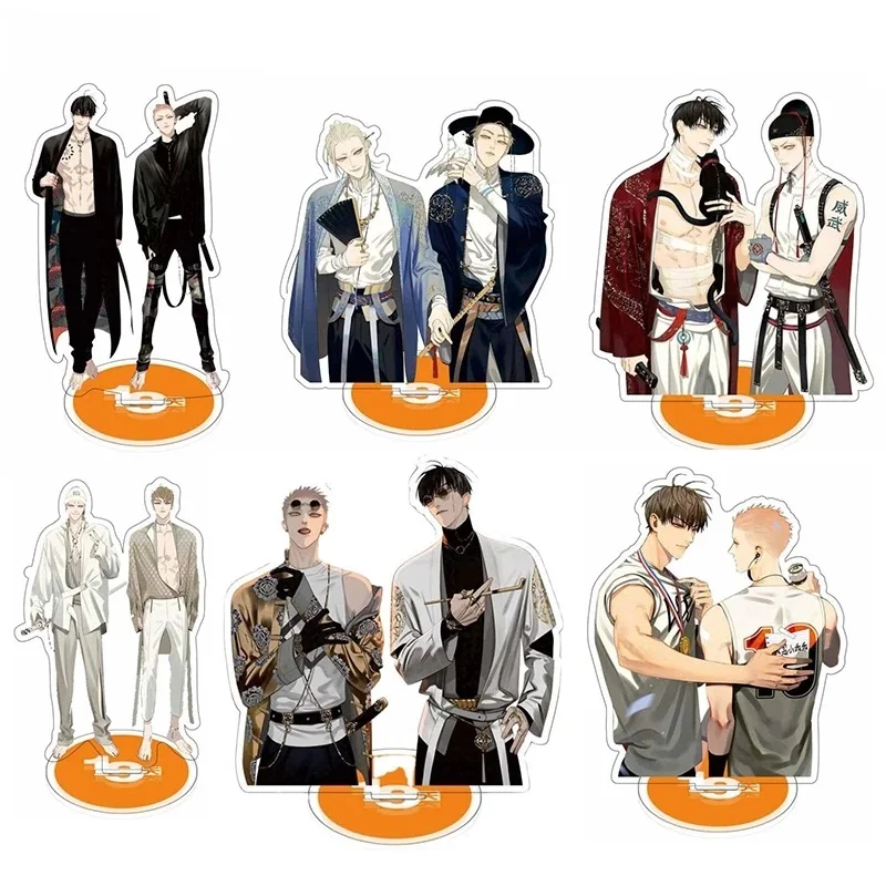 Anime Old Xian 19 Days Badge Figure Acrylic Stand Model Plate Toys Cartoon Character  Hetian Jian Yi Desktop Decor Cosplay  Gift