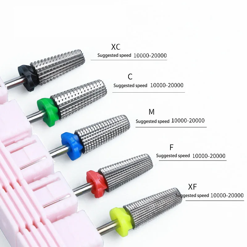 High-end Five one Alloy Plating Tungsten Steel Drill Bit Electric Grinding Head Nail Cuticle Removal Nail Accessories and Tools