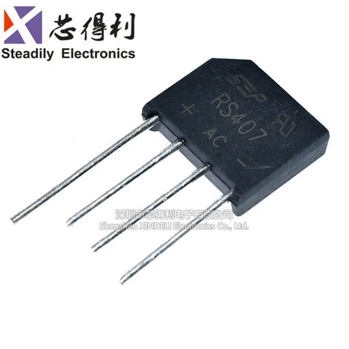10 개/몫 RS407 507 608 808 bian qiao 4A700V 정류기 브리지 정류기 Sep Hy 브리지 정류기