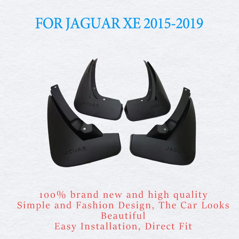 Mudflaps FOR JAGUAR XE MUDGUARDS Fender Mud Flap Guard Splash Mudguard Fenders car accessories auto styline Front Rear 4pcs