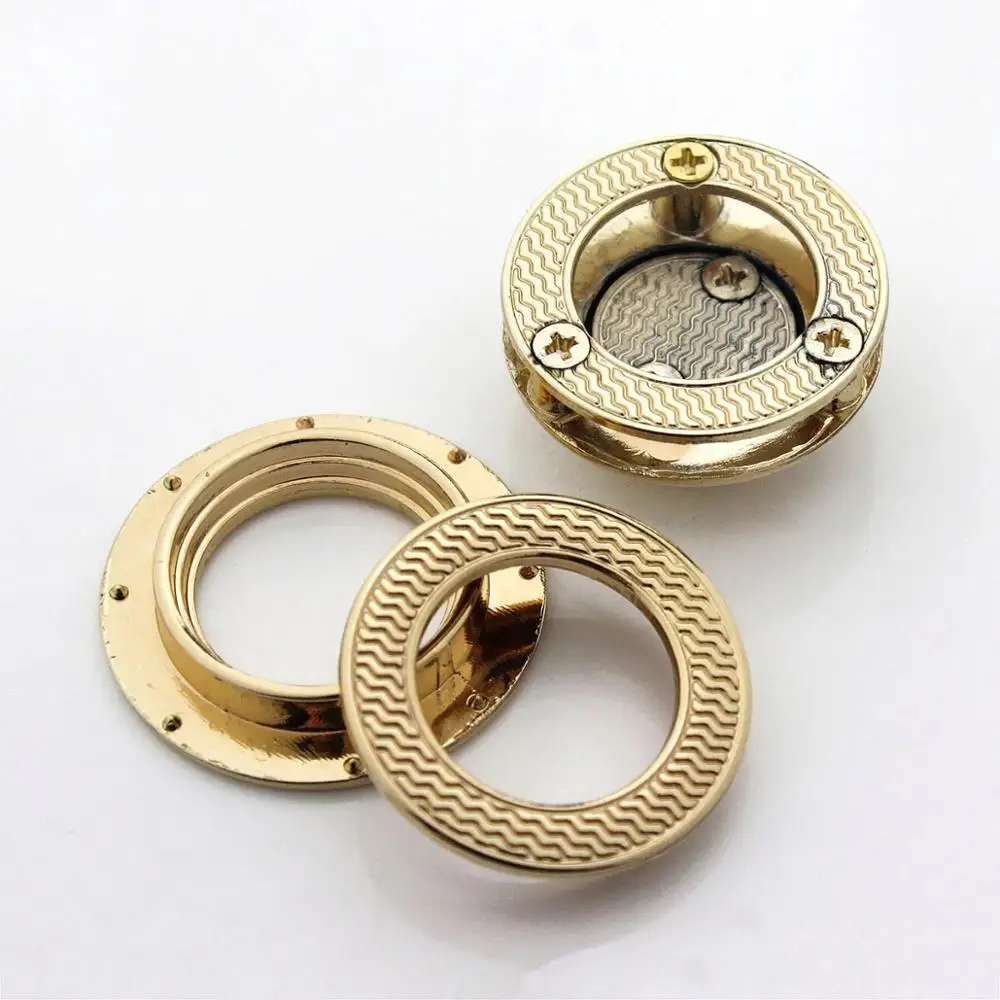 1pcs Metal Button Lock Round Fashion Switch Lock Closure Parts for DIY Handbag Shoulder Bag Purse Hardware Accessories