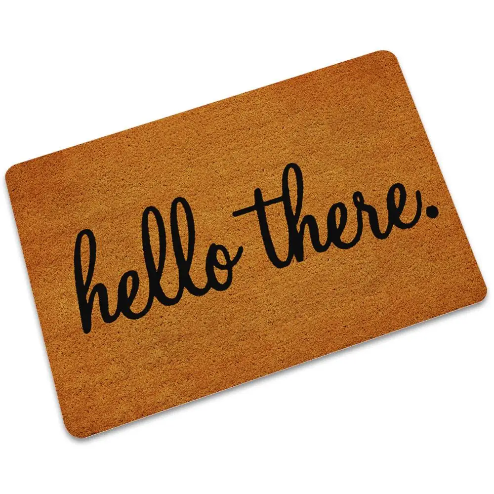 Drop Shipping Funny Door Mats Shoes Off  Indoor Outdoor Entrance Decor Doormat Custom Rubber Anti-slip