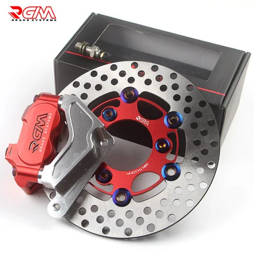 For Honda Dio ZX CNC Motorcycle Brake Pumps+Brake Calipers Adapter Bracket+220mm Brake Disc Brake Disks Sets Kit