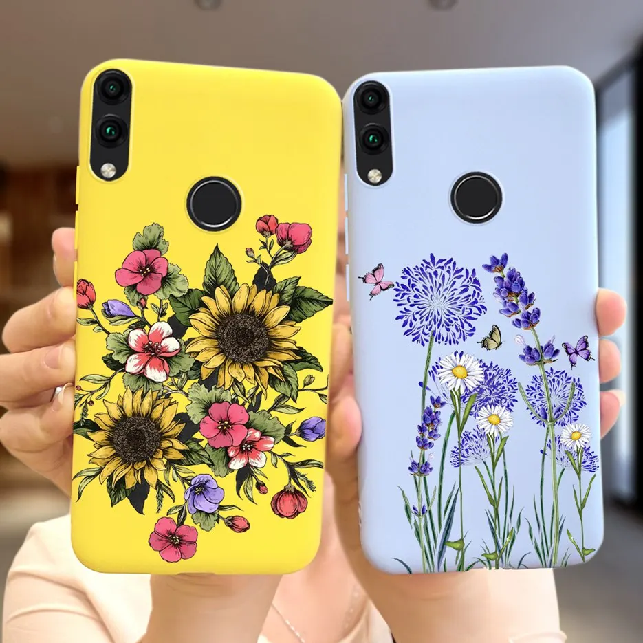 Cute Candy Painted Cover For Huawei Honor 8C Case Honor 8X Soft Silicone Back Cover For Honor 8C 8X Cases Honor8C Honor8X Bumper