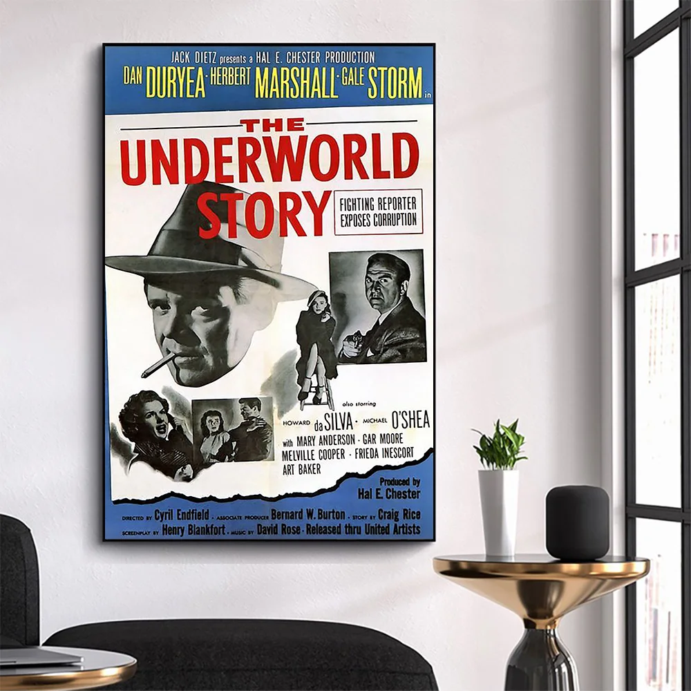 

WM3237 The Underworld Story Classic Movie HD Silk Fabric Poster Art Decor Indoor Painting Gift