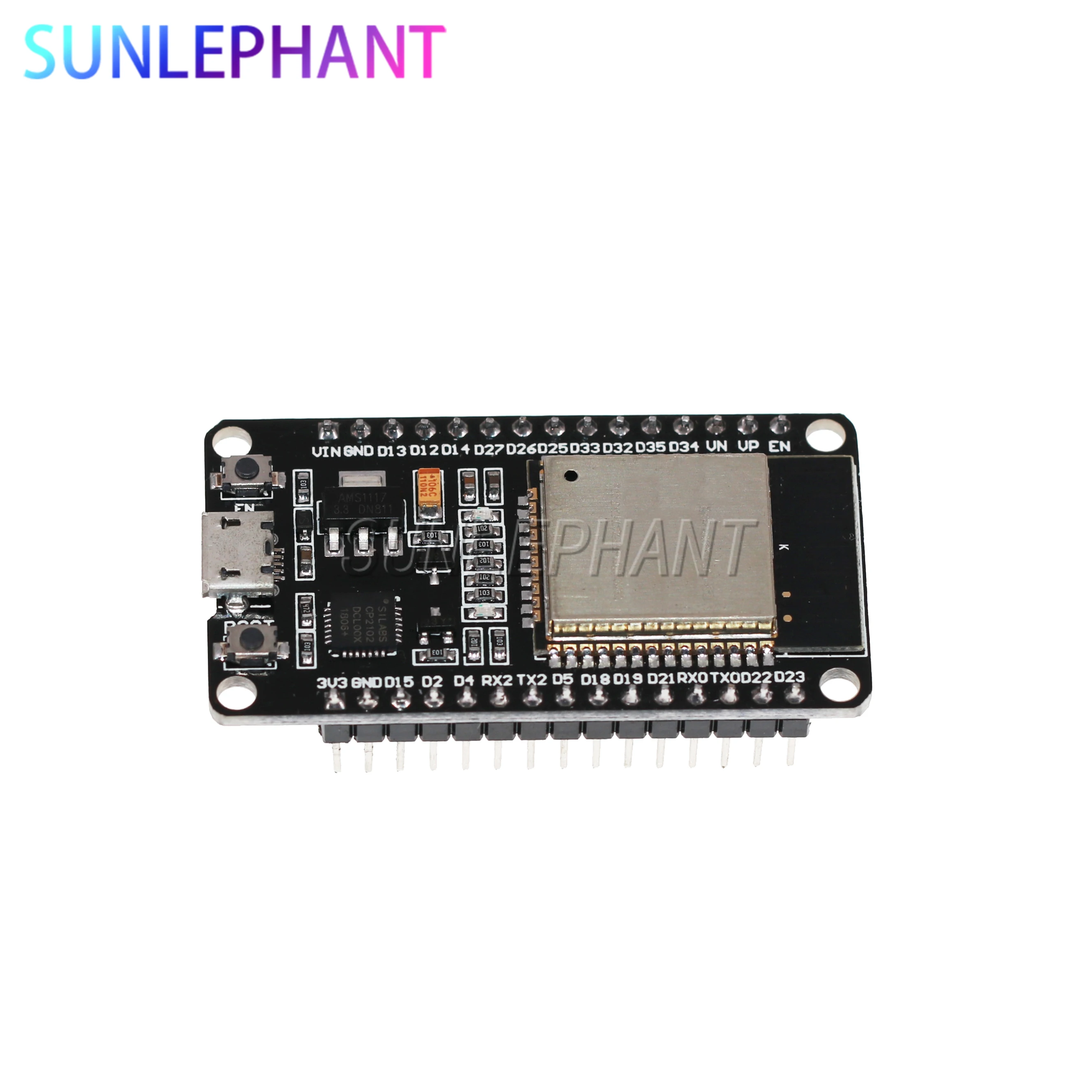 ESP-32S ESP-WROOM-32 ESP32 ESP-32 وحدة المعالجة المركزية بلوتوث وواي فاي ثنائية النواة مع استهلاك منخفض للطاقة MCU ESP-32 #4