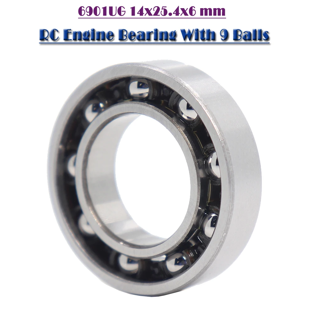 

Радиоуправляемый подшипник двигателя 6901UG, 14x25,4x6 мм, флуоресцентный (1 шт.), 6901 мкг, внешний диаметр 25,4 мм, с 9 шарикоподшипниками, модель R/C, шарикоподшипники