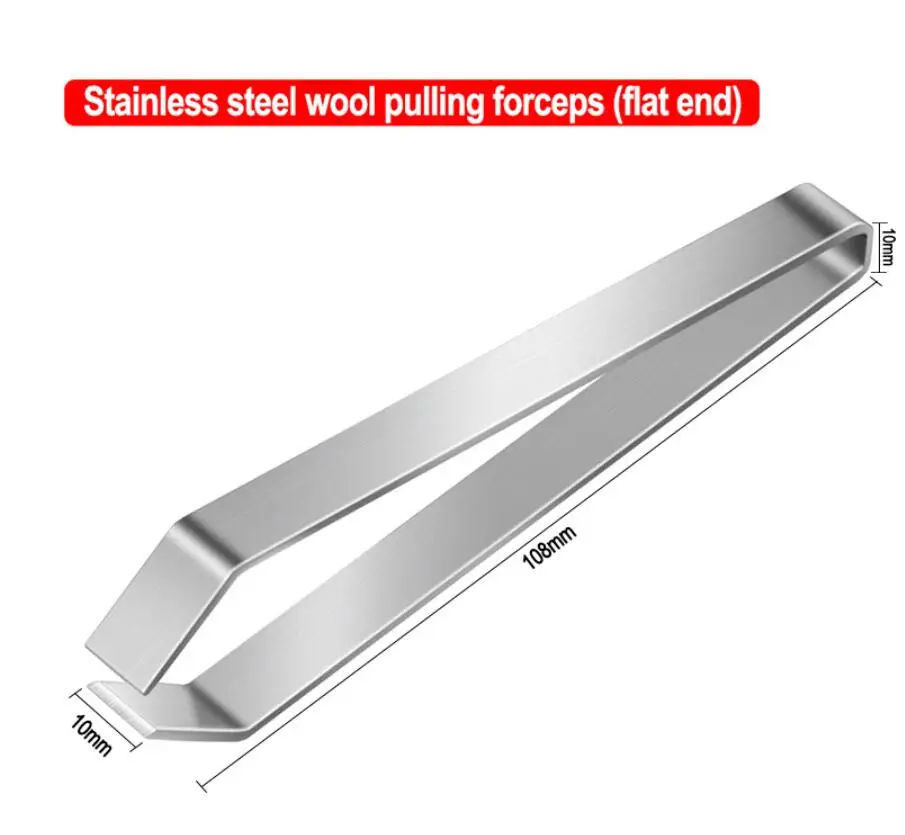 1Pcs Rvs Pincet Plukken Clip Visgraat Clip Keukengereedschap