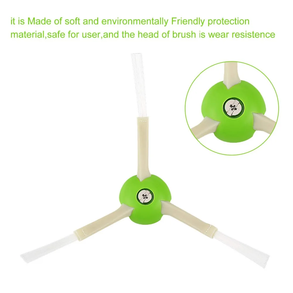 3 * Filtro Hepa + 3 * Spazzola Laterale + 2 * Rullo della Spazzola per iRobot Roomba i7 E5 E6 I Serie di Robot Aspirapolvere di Ricambio pezzi di Ricambio