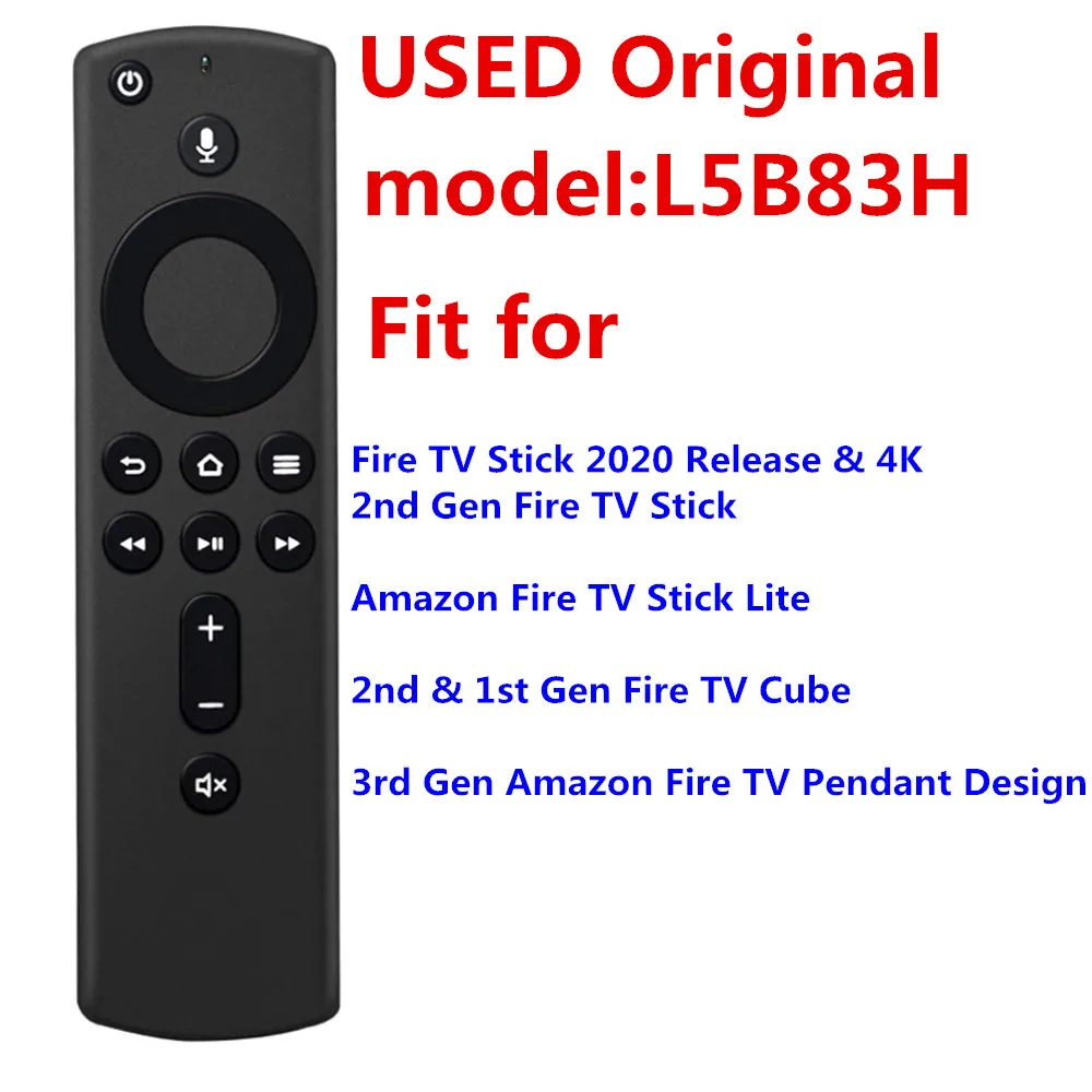 L5B83H telecomando vocale per Amazon Fire TV di terza generazione Design pendente Fire TV Stick rilascio 2020 e Stick TV Fire 4K di seconda generazione