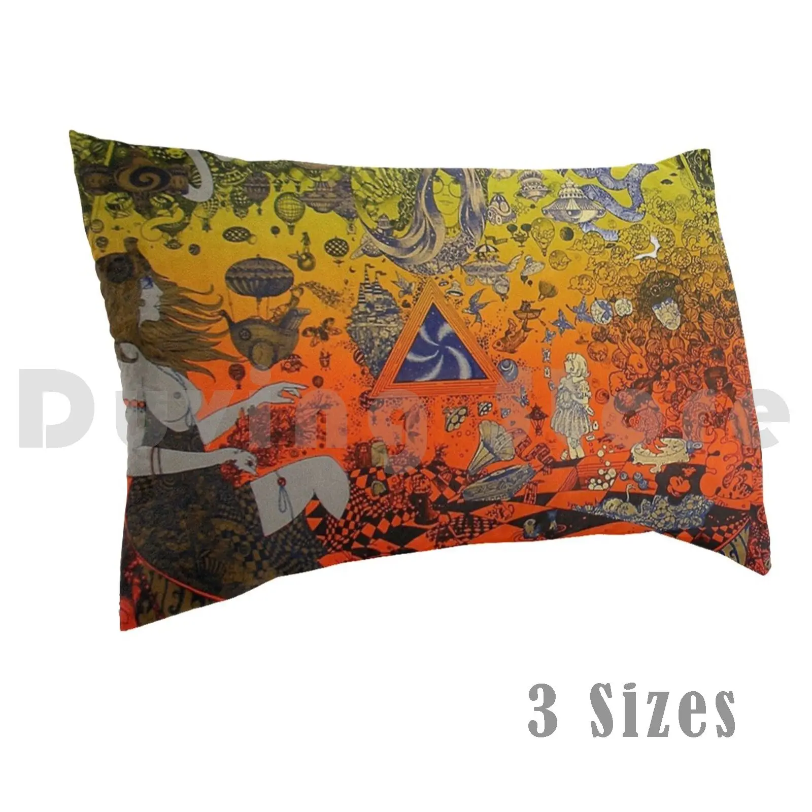 The Culture Psychedelic Pillow Case Printed 50x75 Music Pink Metal Concert Tour Heavy