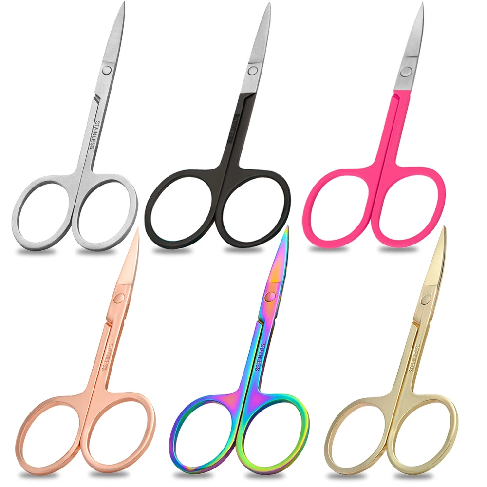 

Nail Cuticle Clippers Scissors Manicure Curved Tip Stainless Steel Dead Skin Remover Pedicure Tweezers Clipper Eyebrow Scissors