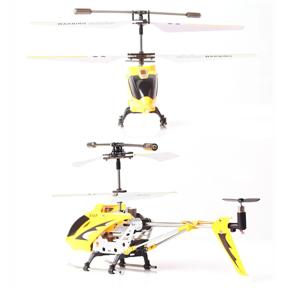 Syma S107G/W25 helikopter Rc 3.5ch Alloy Copter wbudowany Gyro samolot Anti-fall dzieci migające światło Mini helikopter zabawki prezent