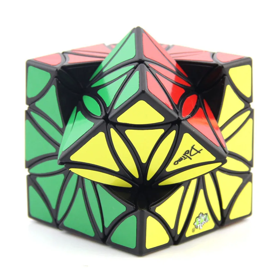 LanLan-Cube magique en forme de fleur étrange pour enfants, cubes de puzzle de vitesse, jouets de puzzle professionnels, cadeau pour enfants
