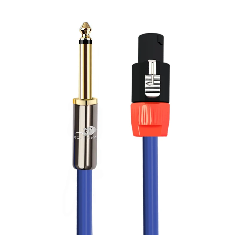 

Speakon Speaker Cable with TS Jack 1/4 Inch to NL4FC 4 Pole Speakon for AMP Professional Stage OFC Cable 1M 2M 3M 5M 8M 10M