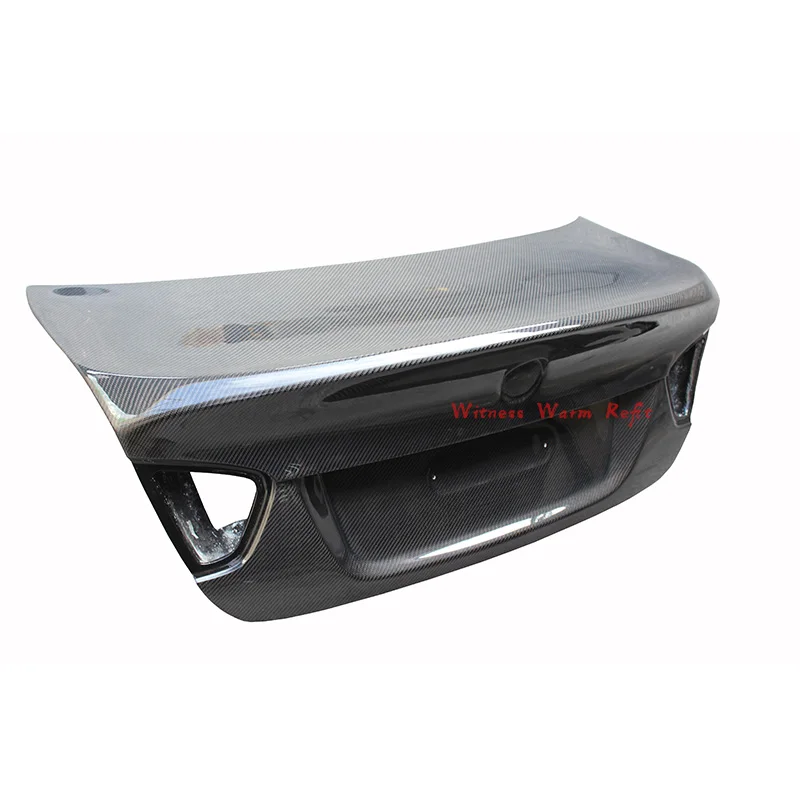 Car Styling Carbon Fiber Rear Trunk Lids Luggage for Bmw 3 Series E90 Trunk Hood Tail Cover 2005-2008 Car Body Kit