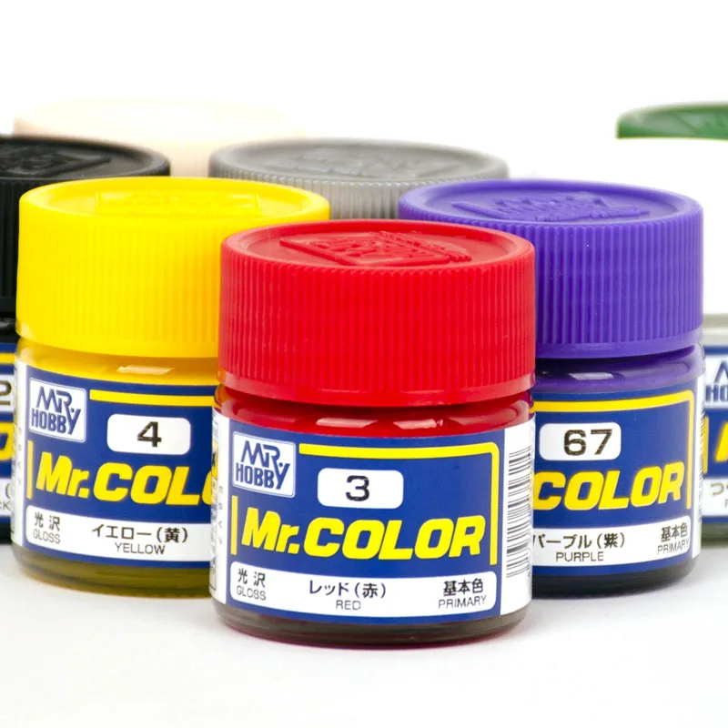 10ML C340-C393 Mr Hobby Color Oily Nitro Paint Pigment DIY Military Tank Ship Plane Soldier Model Craft Coloring Building Tool