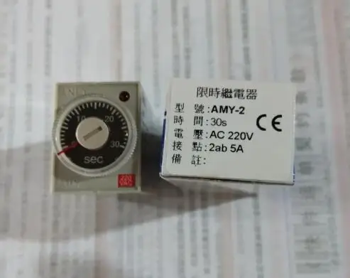 

AMY-2 AC220V 10m Original Taiwan ANLY time relay new Genuine