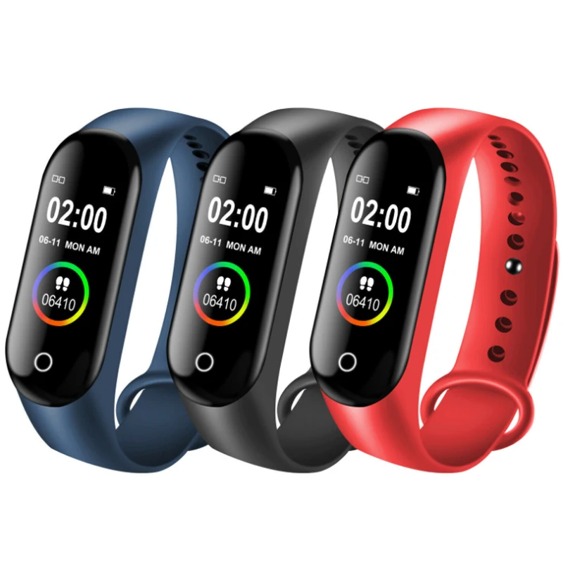 M4 inteligentne zegarki sportowe paski dla kobiet ekran LED Fitness Traker Bluetooth wodoodporne zegarki damskie marka sportowa cyfrowy zegarek