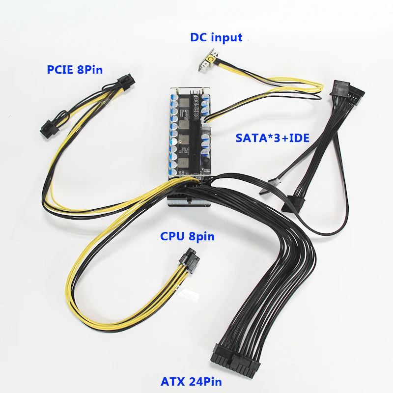 X300, 300w output, 19v wide input DC-DC ATX Power Supply (VR Ready Pico PSU) MINI ITX DC to Car ATX PC Power Module GTX1070