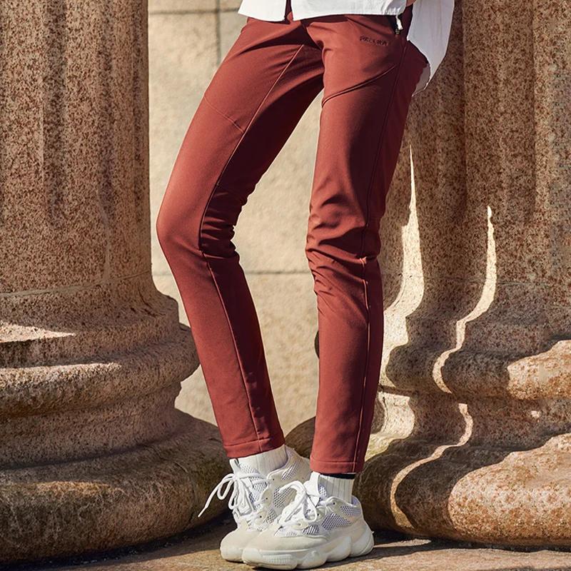 Pelliot المرأة الشتاء تمتد سراويل للتسلق الرياضة في الهواء الطلق الرجال الصوف سوفتشيل بنطلون السراويل الرحلات الجبلية الرجال