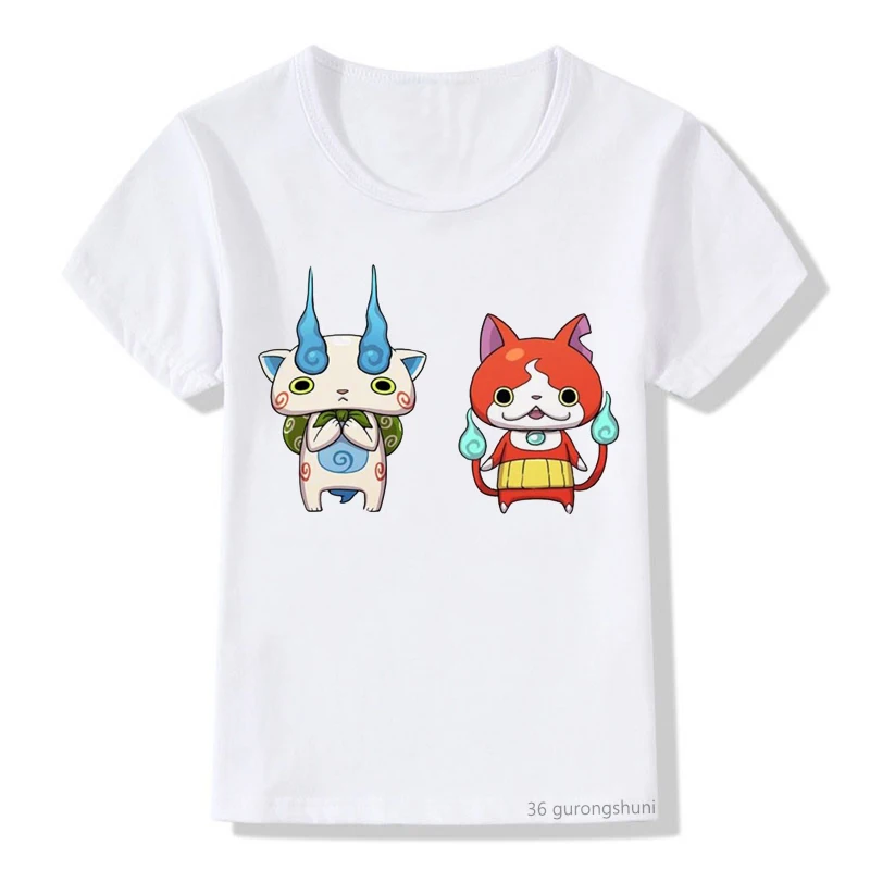 

Children Clothing Boy Girl T-shirt Animal Cartoon Komatsuyama Print Kids T Shirt Summer Casual Kid's Tops Unisex Custom Tops