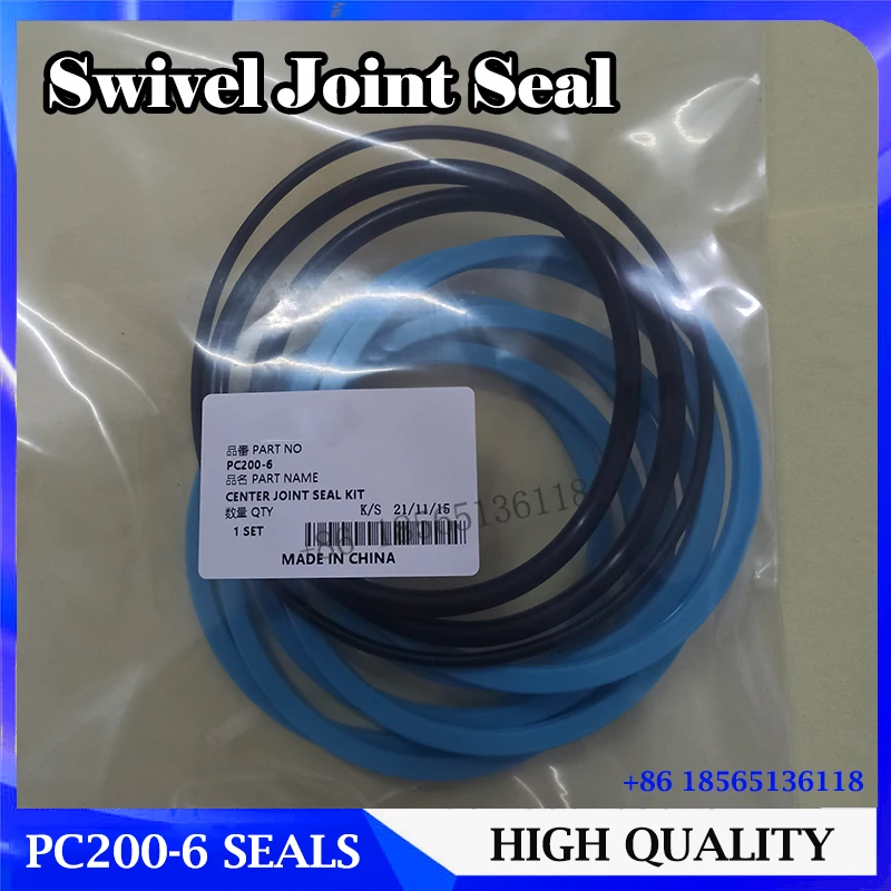 

High Quality PC200-6 Center Joint Seal Kit for Komatsu PC200-6 Excavator Swivel Joint Seal