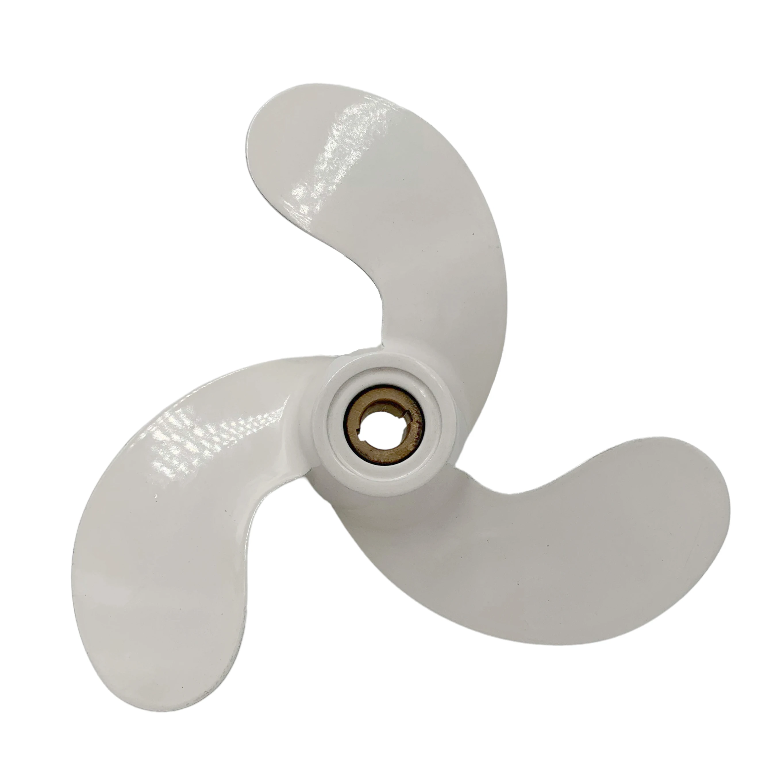 Boat Propeller 7 1/2x4 for Yamaha 2.5HP-6HP 3 Blades Aluminum Prop Pin Drive RH OEM NO: 624-45943-01-EL 7.5x4