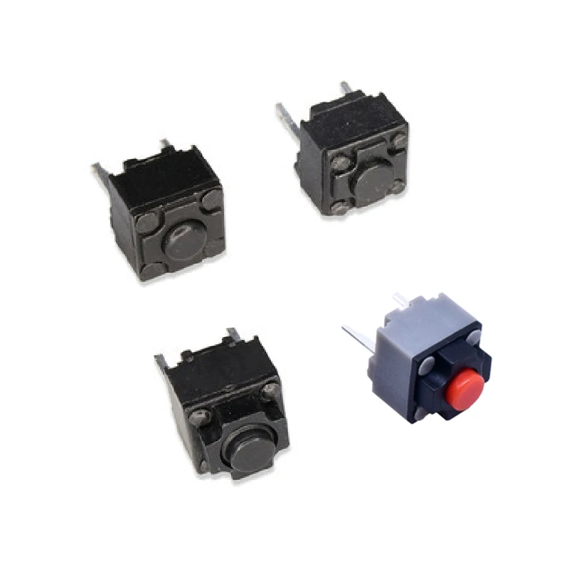 10-100pcs Square silent mouse micro switch mouse button micro switch button Kailh 6*6*7.3/6/5.7mm 8 millions lifetime