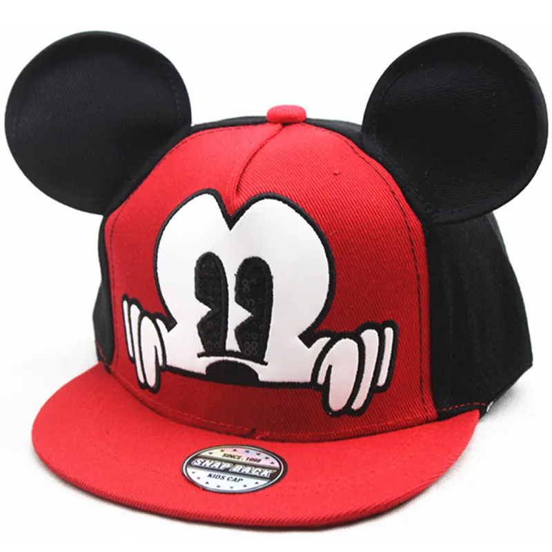 Children Disney Mouse Mickey Kids Hat Boy Girl Baseball Caps Mickey Minnie Mouse Cartoon Fashion Baby Caps for Baby Summer Hat