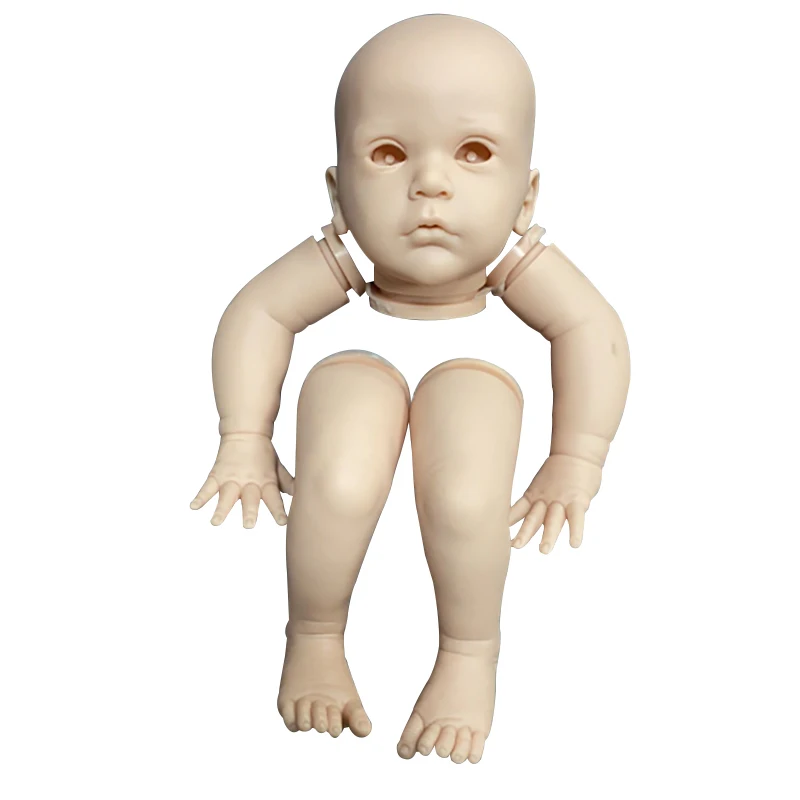 Kit de muñeca Reborn Mattia realista, piezas de muñeca sin terminar con cuerpo y ojos, tacto suave, Color fresco, 24 pulgadas