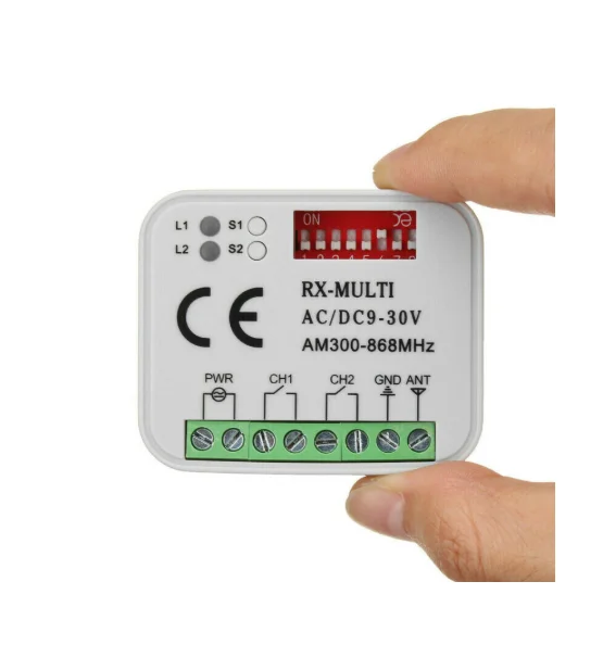 Imagem -04 - Receptor Universal Fixo do Rolamento do Código Hormann Ditec 433 a 868 Mhz 433.92 Mhz a 868.3mhz