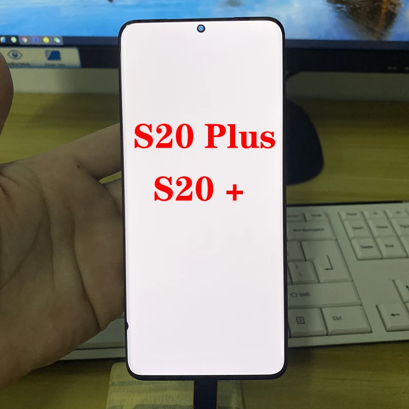 With Defect Amoled G985F LCD For Samsung S20 Plus LCD Touch Screen With Frame  For S20 Plus SM- G985A G985U G986F/DS Display