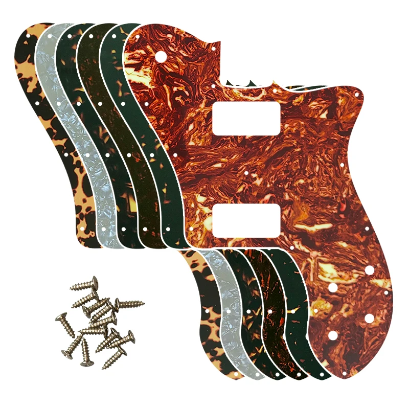 

Xin Yue Custom Guitar Parts For US FD 72 Tele Deluxe Reissue Guitar Pickguard With TV Jones Humbucker Replacement Flame Pattern