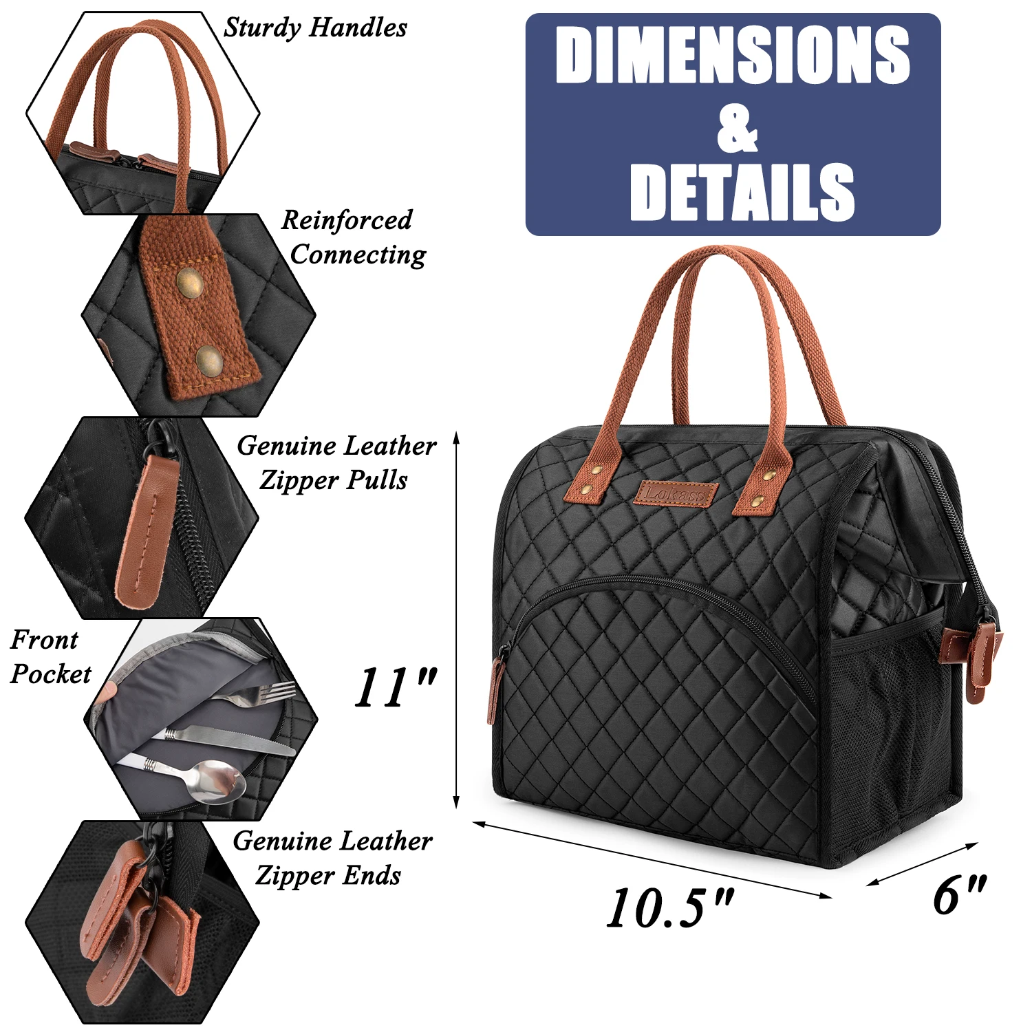 Portable Cooler Bag Ice Pack Lunch Box Insulation Package Insulated Thermal Food Picnic Bags Pouch Lunch Bags