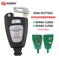 4 Button Smart Remote Car Key 315/433MHz PCF7952 For Hyundai Veracruz 2007-2012 FCC: SY5AVISMKFNA04 PN: 95440-3J600 /95440-3J500