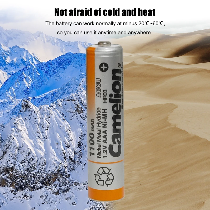 Аккумуляторная батарея Camelion 1100 мАч 1,2 в AAA NiMH Ni-MH, низкий саморазряд, высокая емкость