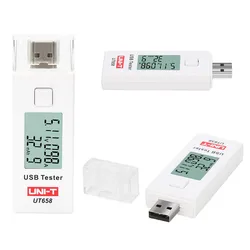 UNI-T UT658 デジタル usb 電圧と電流計テスター u ディスクドクター充電器電圧計電流計容量テスターモニター 9 v 3A