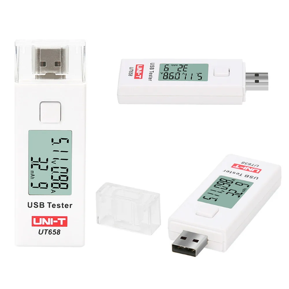 UNI-T UT658 Digital USB Voltage And Current meter tester U Disk Doctor Chargers Voltmeter Ammeter Capacity Tester Monitor 9V 3A