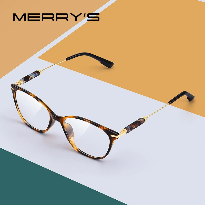 

MERRYS DESIGN Fashion Women Cat Eye Glasses Frame Myopia Prescription Optical Eyewear S2808