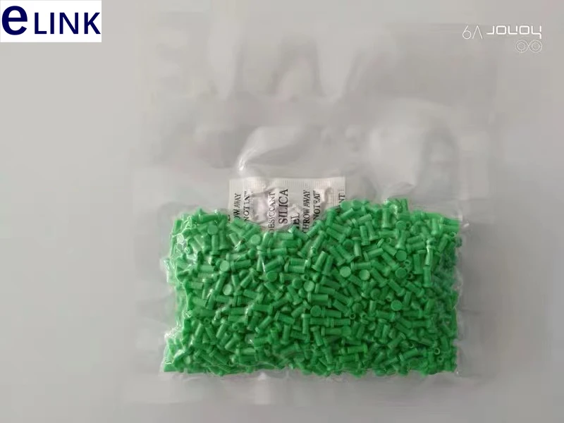 LC dust cover 1.25mm 1000pcs for LC fiber optic connector transparent red green red yellow blue protector free shipping ELINK